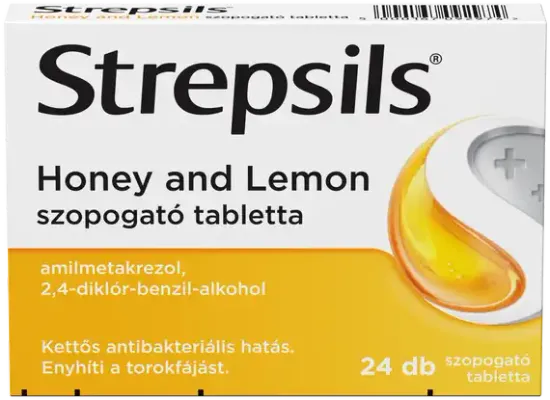 Strepsils Honey and lemon szopogató tabletta 24 db